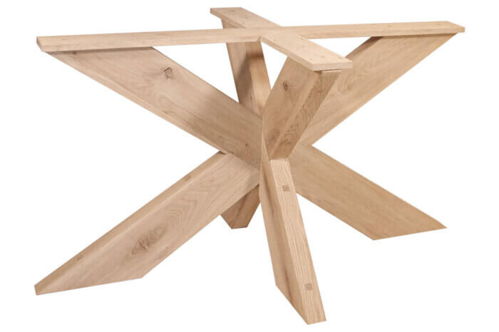 Tischuntergestell Rex Fineline, Holz - 18930301