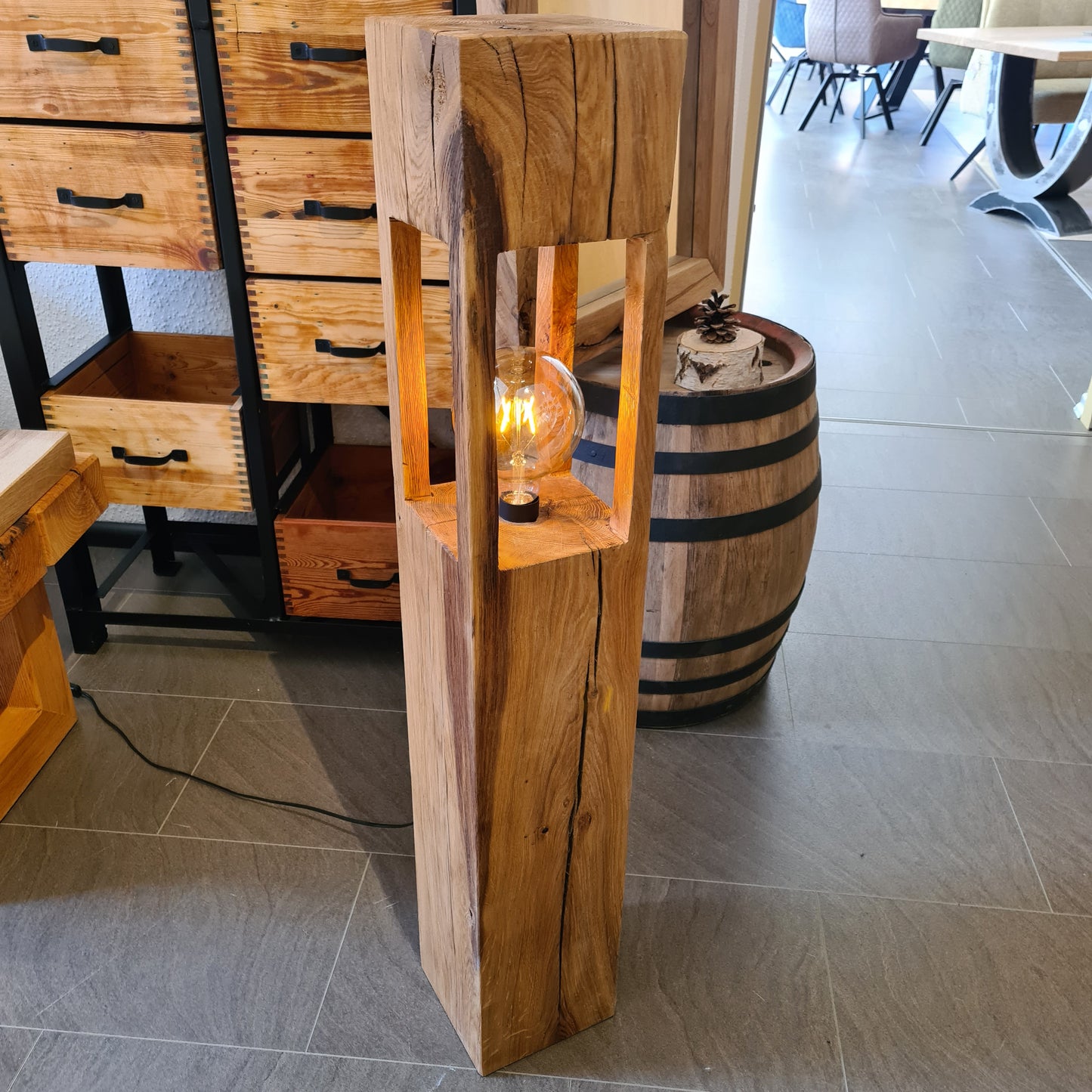 Stehlampe/ Lampe - Eiche massiv in versch. Größen