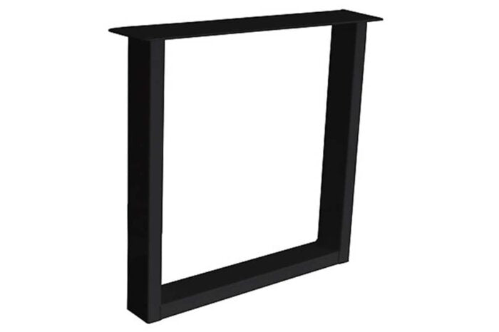 Tischuntergestell Ironline Fineline U, Metall matt schwarz RAL 9005 - 13000538