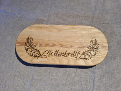 Stollenbrettl | Servierbrettchen mit oder Ohne Gravur