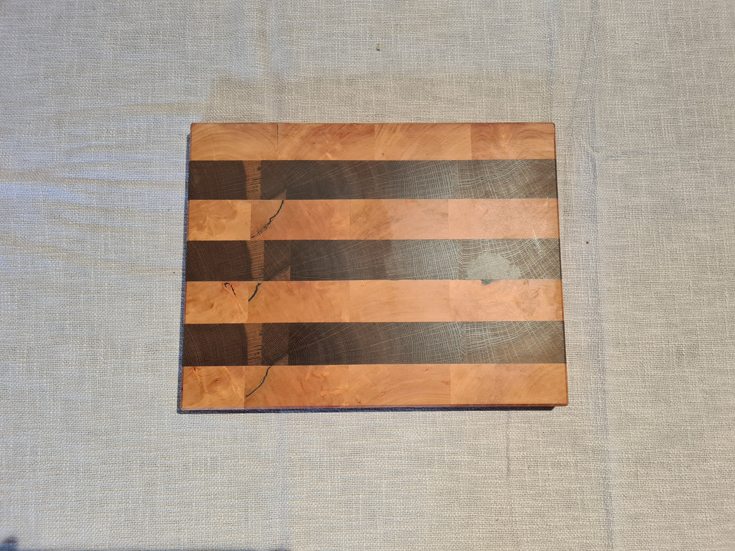 Schneid & Servierbrett - Birne & Nussbaum verleimt Massiv