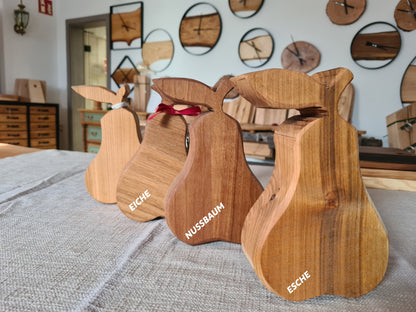 Massiv-Obst / Dekoration / Birne in versch. Holzarten (Esche,Eiche,Nuss)