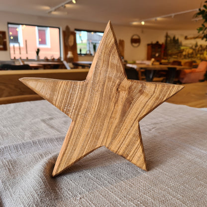 Stern aus Holz | Eiche/Esche oder Lärche geölt - Dekoration