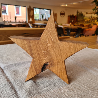 Stern aus Holz | Eiche/Esche oder Lärche geölt - Dekoration