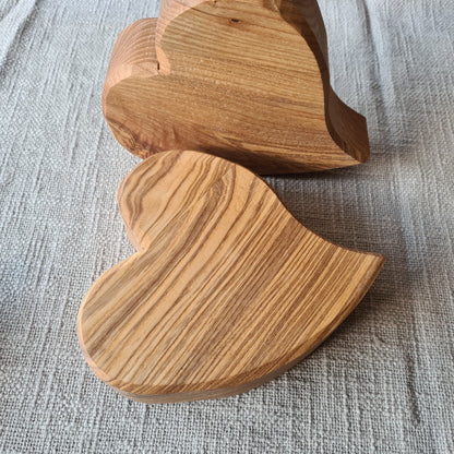 Herz aus Holz Esche/Eiche oder Lärche